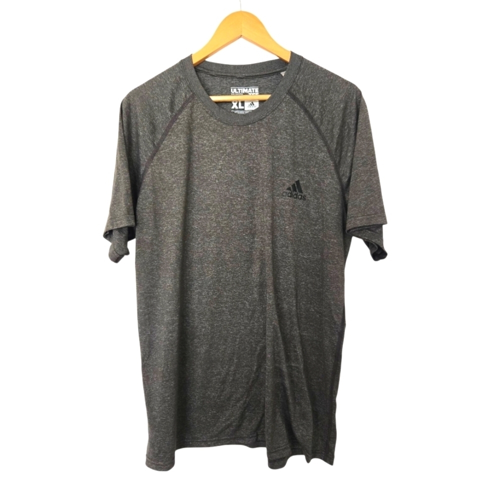 Adidas Gray Short Sleeve Tee Classic Design Size XL EUC